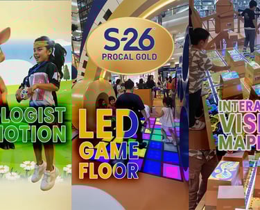 S-26 Interactive Playground with LED Floor and Vision Mapping