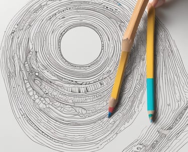 A small statue depicting a serene figure sitting in a meditation pose on a lotus base. The statue is monochrome and detailed, with the figure wearing a traditional robe. The background is plain and the image is captured in a grayscale tone.