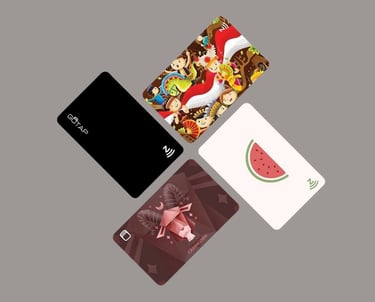 PVC NFC cards with various designs