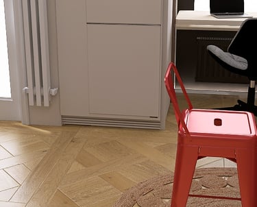 дизайн квартиры-студии в современном стиле