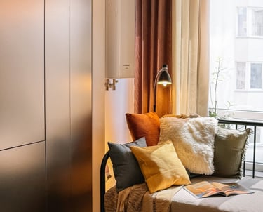 современная кухня с ливингом