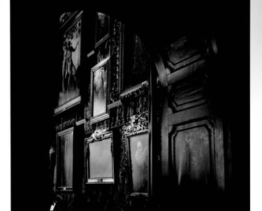 A picture of the old library in Hatfield House, Hatfield. Creator: Slawek Dejneka