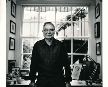 Portrait of darkroom master printer and fine art photographer - Adrian Ensor.Creator: Slawek Dejneka