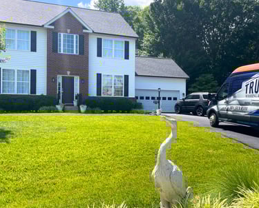 We provided top-quality roofing, siding, and gutter services for this lovely home in Hollywood, MD. 