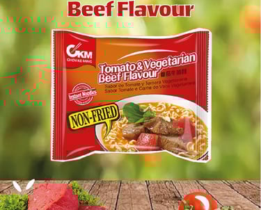 Montage photo de marque alimentaire pour une marque de Noodle