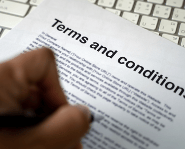 Terms and conditions