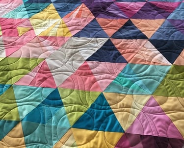 Edge to Edge quilting example