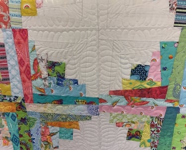 Semi Custom quilting example