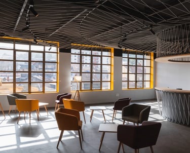 Espace professionnel sur-mesure, espace de repos collaboratif, clé en main