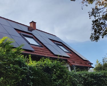 sunpower solarmodule schrägdach montage