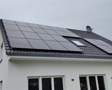 schrägdach solarmodule