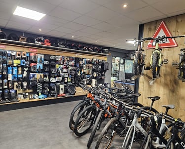 In de winkel van Otto's Tweewielershop