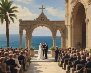 A beautiful wedding venue in Amalfi.