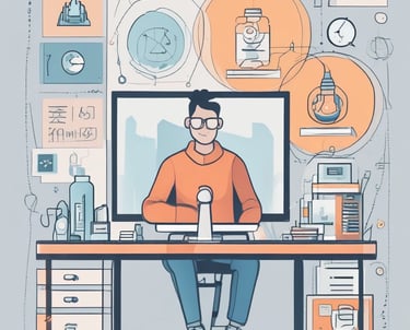 A friendly team collaborating around a table with laptops and notes.