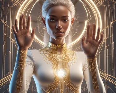 A group of diverse professionals engaged in a training session with digital tools.