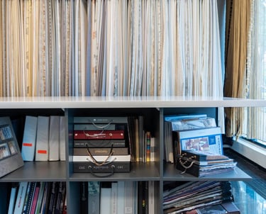 Užuolaidų salono audinių pavyzdžiai, naktinių ir dieninių užuolaidų audiniai