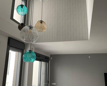 Instalación papel pintado chalet en Rivas Vaciamadrid