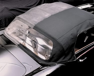 Restauration capote voiture Douai, photo avant après rénovation capote cabriolet, entreprise