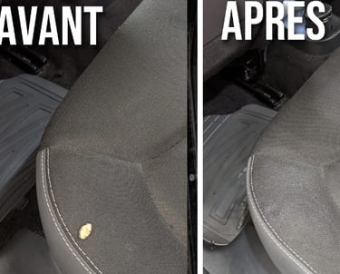 Réparation tissu intérieur voiture Douai, entreprise rénovation tissu trou voiture Douai