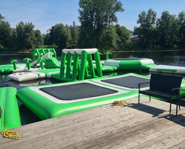 Inflatable park of Riga Party Port