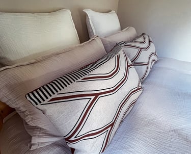 coussins moelleux gaze de coton