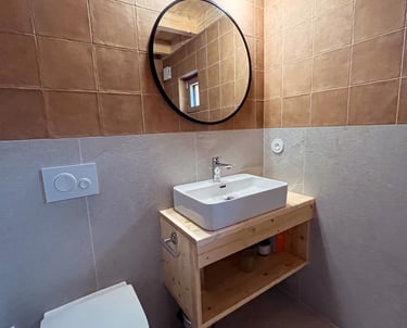 salle bain gite nature