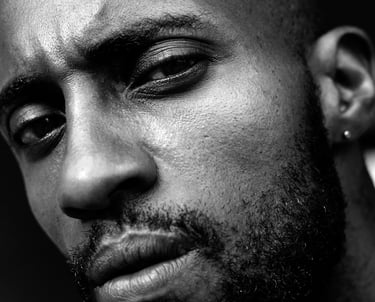 Portrait jeune homme noir