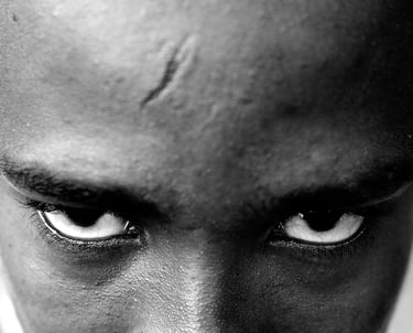Portrait jeune homme noir
