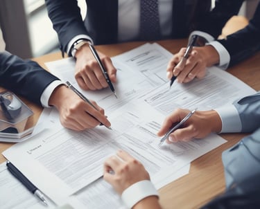 A close-up view of several parked Nissan cars, focusing on the front grille and license plate of the nearest vehicle, which has a Dubai registration number.