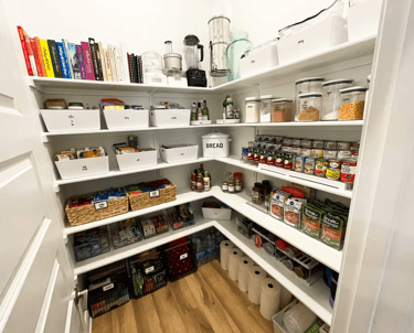 A Kitchen Pantry organized by Flawlessly Functional in San Antonio, TX