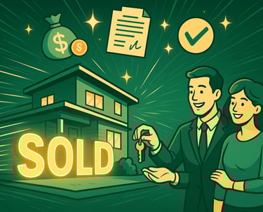 Vente rapide immobilier couple satisfait TIME IMMOBILIER