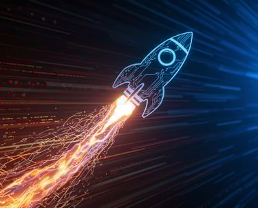 image describing speed representing ability to ship software software