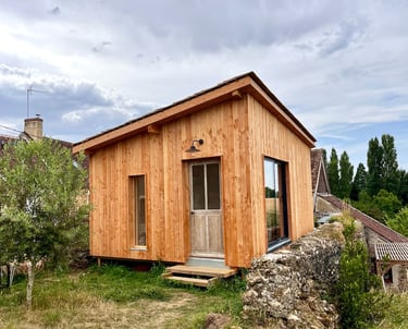 cabane en bois dans le Perche 