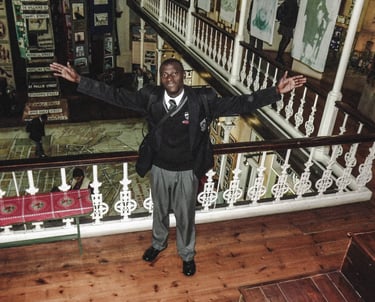 Glody kikonga in his early days of high school