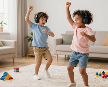 girl in white dress standing beside man in blue and white plaid dress shirt
