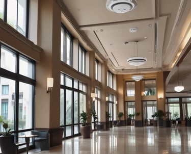 gray concrete wall inside building