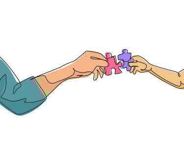 young people figuring out the puzzle of their lives