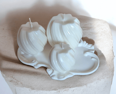 soju vaško žvakės, soju vaškas, keramikiniai rinkiniai, ranku darbo žvakės, 