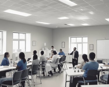 A variety of specialized medical items on display.