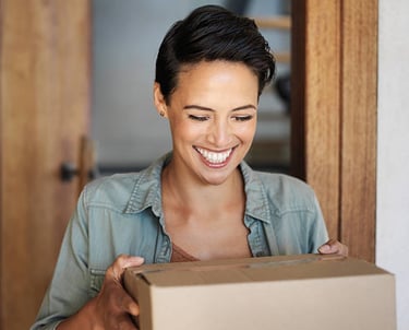 CUSTOMER IS HAPPY AFTER RECEIVING ON EFFICIENT DELIVERY