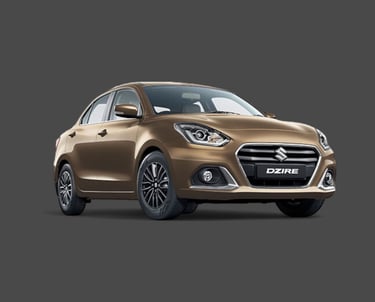 Maruti Suzuki Dzire sedan rental in Guwahati, Assam