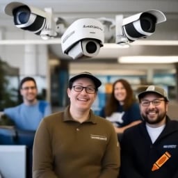 Our team specializes in helping businesses create their own branded CCTV camera products.