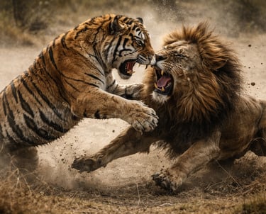Qui gagne entre un lion et un tigre ?