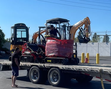 TYPHON excavators on the way in USA