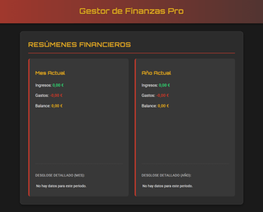 GESTOR DE FINANZAS