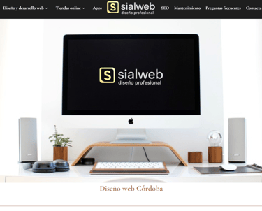 página web de sialweb diseño profesional