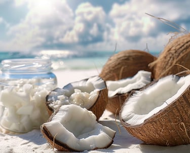 huile de noix de coco dans friandises pour chien