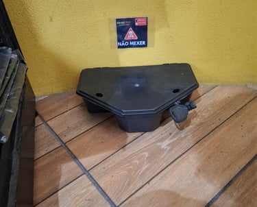 porta iscas para controle de ratos