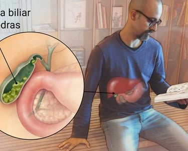 Pedra na vesícula. Gallstones