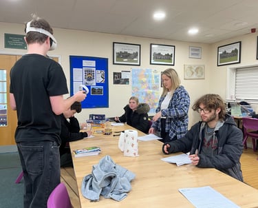 Using VR in English GCSE tutoring in Hitchin